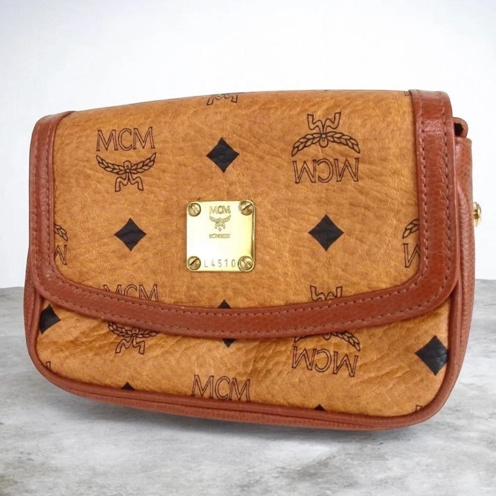 MCM Visettos Leather Pouch- Germany 😍🔥
